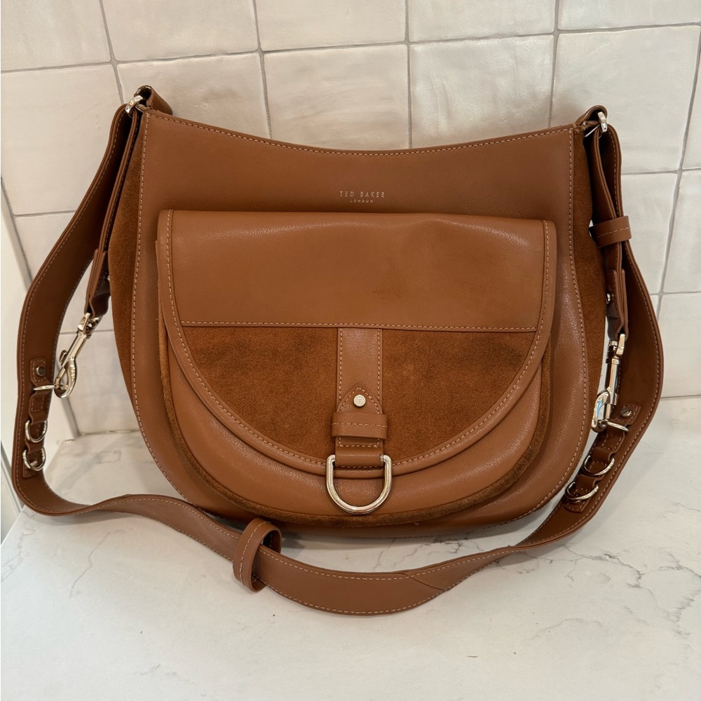 Ted Baker Equa Leather Hobo Bag